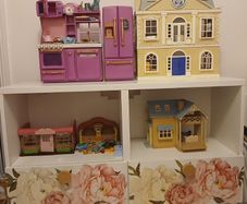 Ikea Besta tv toy storage bench with 2 drawers 120cm x 42cm x 64cm