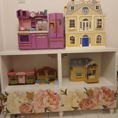 Ikea Besta tv toy storage bench with 2 drawers 120cm x 42cm x 64cm