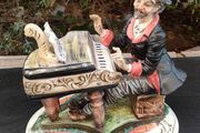 Rare Large Capidimonte Vintage Ceramic Piece