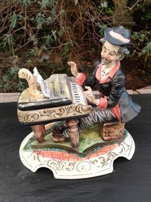 Rare Large Capidimonte Vintage Ceramic Piece