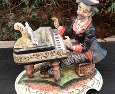 Rare Large Capidimonte Vintage Ceramic Piece