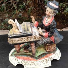 Rare Large Capidimonte Vintage Ceramic Piece