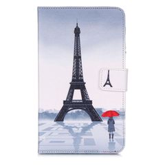 Card Slot TPU Leather Case Folding Stand Cover For GALAXY Tab4 T530