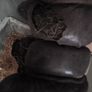 Rare 19th Century Antique SPALDING Leather Boxing Gloves Museum Quality Tag Image 4