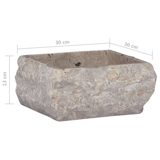 Sink Cream 30x30x13 cm Marble