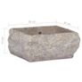 Sink Cream 30x30x13 cm Marble Image 4