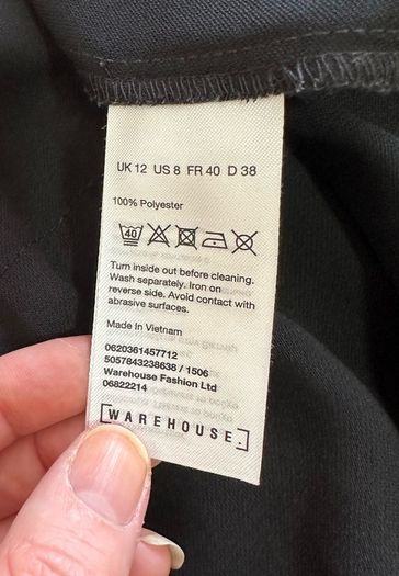 Black shirt dress from Warehouse- sz 12