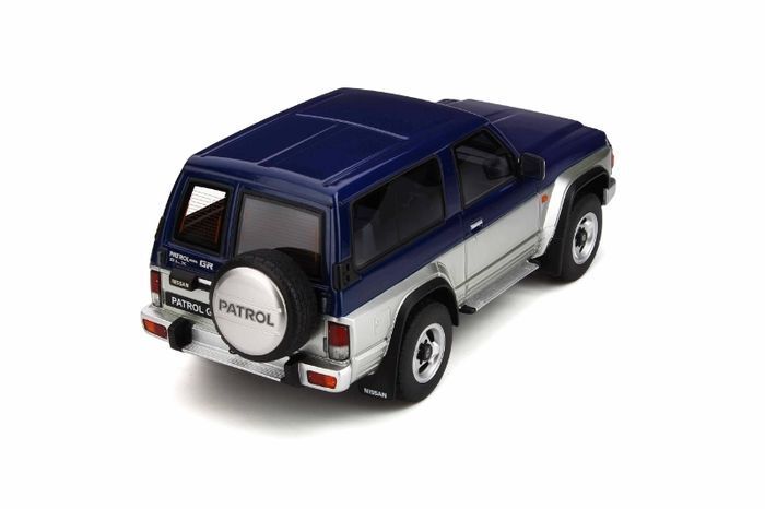 Nissan Patrol Gr Blue Th1 & Silver Kj1 1992 - Very Rare - Ottomobile - 1/18 - New In Box