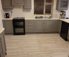 Painted Solid Wood Kitchen and Utility
