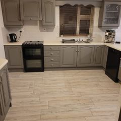 Painted Solid Wood Kitchen and Utility