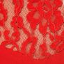 ZARA red jumpsuit with lace Image 5