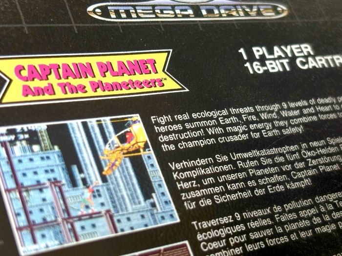 Captain Planet for Sega Mega Drive - Boxed and Minty