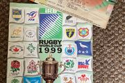 Very Rare 1999 Ireland v Australia - Rugby World Cup Pool E Programme &amp; Match Ticket