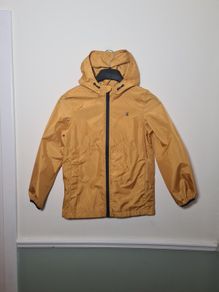 JOULES waterproof raincoat Size 11 year old boys girls Yellow mustard