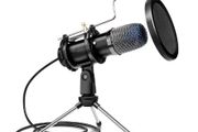 BRAND NEW USB Gaming Microphone Computer Studio Tripod Stand Condenser Desktop Mic for PC Skype Youtube Podcasting