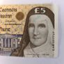 Irish Catherine McAuley 1994 5 Pound Banknote Image 10