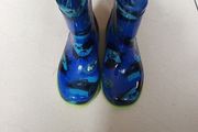 Dunnes Stores  Blue Game Wellingtons.   S.6.  New