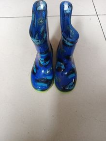 Dunnes Stores  Blue Game Wellingtons.   S.6.  New