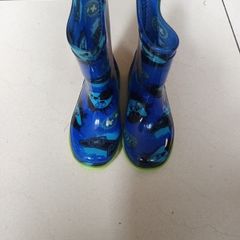 Dunnes Stores  Blue Game Wellingtons.   S.6.  New