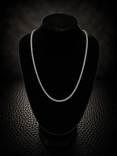 Vintage 925 Sterling Silver Box Chain