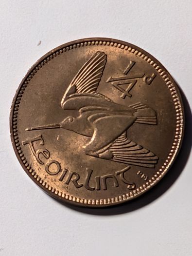 Irish Farthing 1959 lustre