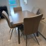 Grey table & 4 chairs Image 3