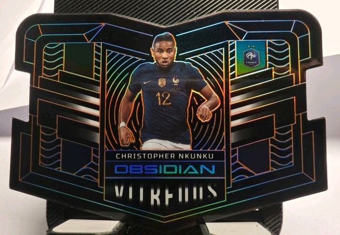 Panini Obsidian Vitreous #5 Christopher Nkunku, France  Orange Etch 60/65