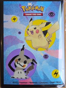 Pokemon Deck Sleeves Pokemon Centre Pikachu and Mimikyu