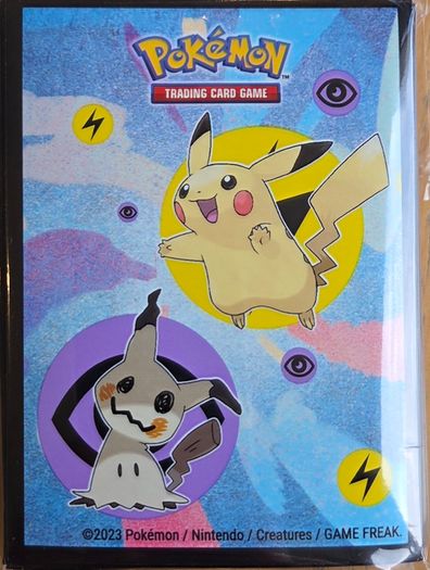 Pokemon Deck Sleeves Pokemon Centre Pikachu and Mimikyu