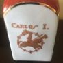 Very Rare Carlos 1 Ceramic Decanter Image 2