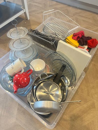 Job Lot of Food Photography Props: Plates, Boards, Cake Stands, Crockery