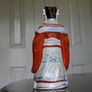 Vintage Asian Man Porcelain Figurine  Hand Painted Image 5