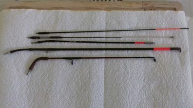 5 Assorted rod tips/swing tips etc