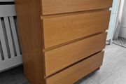 IKEA MALM Chest of Drawers (Oak Finish)