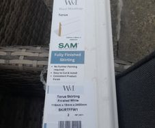 White Skirting boards