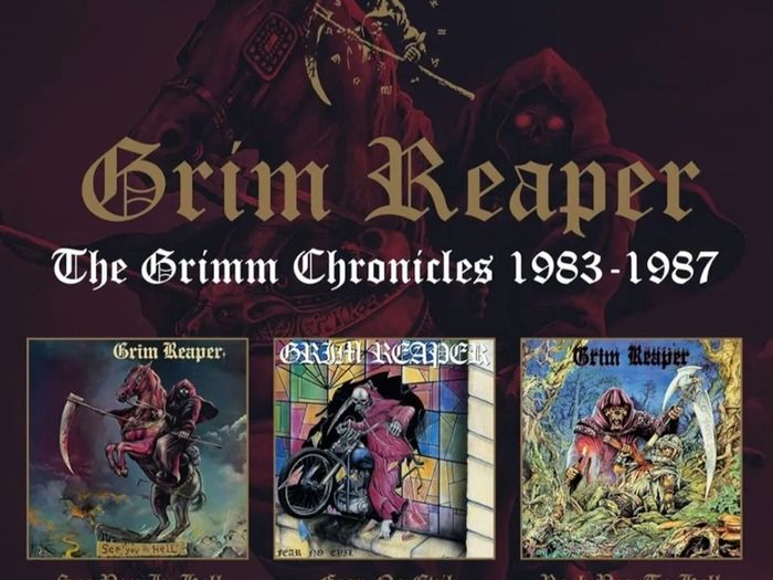 Grim Reaper 3 Album Cd Set Metal Unplayed