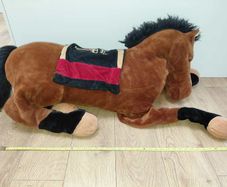 Large plush horse toy