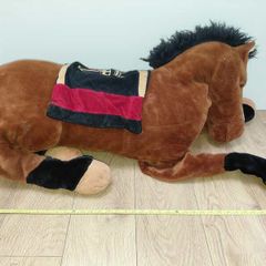 Large plush horse toy