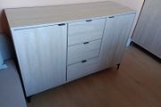 Sideboard with three drawers and two cupboards