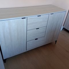 Sideboard with three drawers and two cupboards