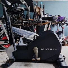 Matrix interactive upright bike age friendly