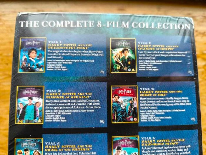 Sealed Harry Potter The Complete 8 - Film Collection Dvd Set