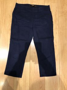 Navy Capri Trousers