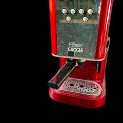 Red 2008 Baby Dose Gaggia espresso machine.