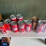 10 Vintage Coca Cola Cans Image 5