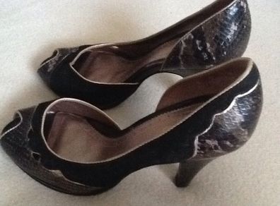 Vintage High heel peep Toes