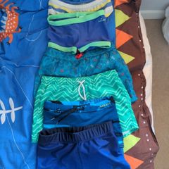 boys swimsuits (bundle of 6) ages 18m - 9 y.o