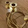 Gold candle holder Image 3