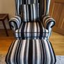 Queen Ann Chair and Footstool Image 4