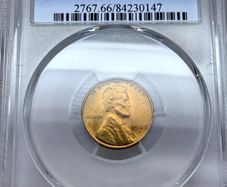 USA United States 1949 S Lincoln Wheat Penny Cent PCGS MS66RD Beautiful Gem San Francisco Mint
